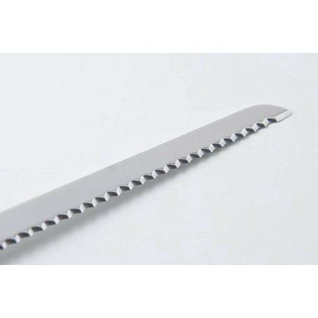 日本製 燕三條 木柄不鏽鋼麵包刀|吐司刀 粗齒麵包刀 烘焙工具 - 富士通販