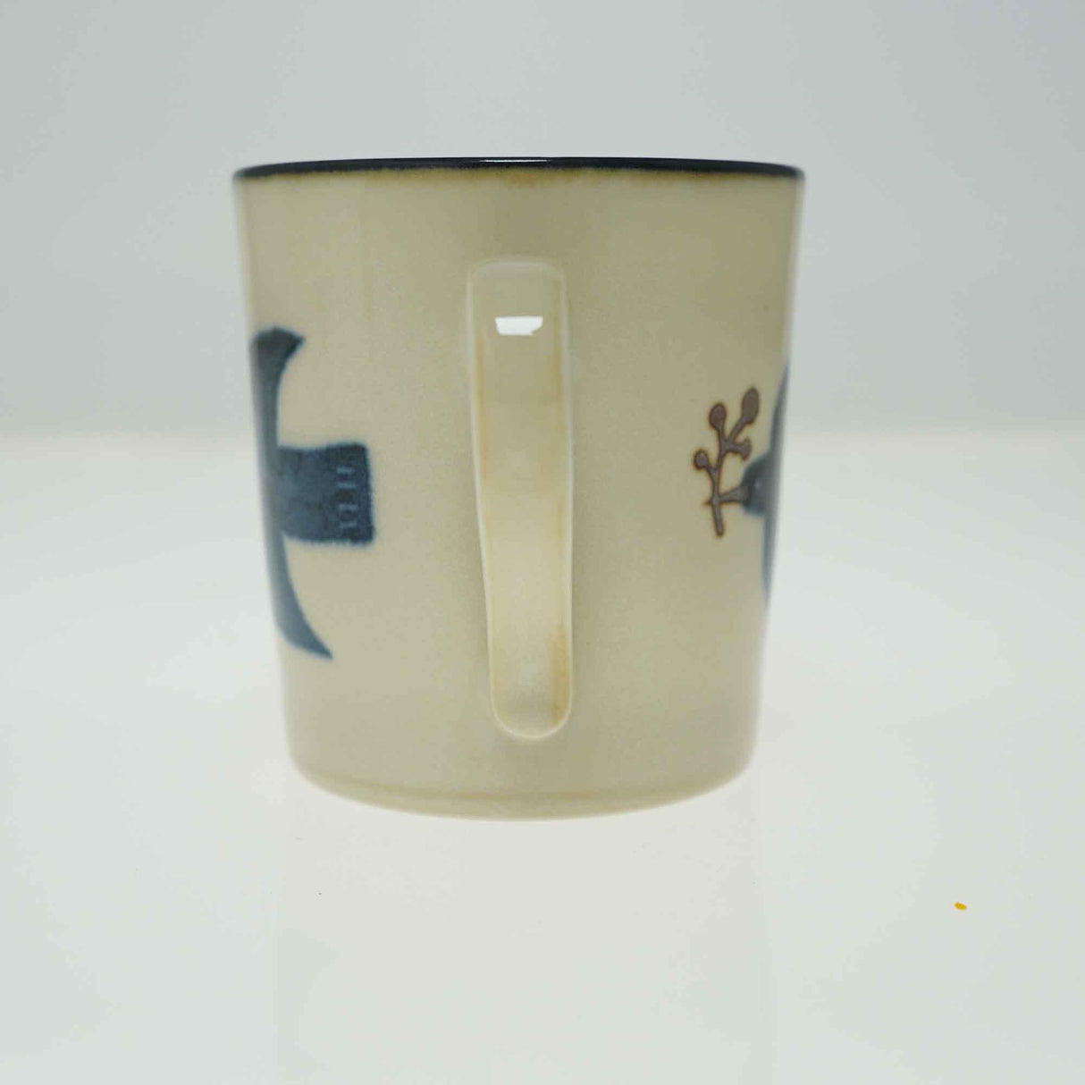 日本製 BISQUE 藍色海鷗 馬克杯|咖啡杯 美濃燒 - 富士通販