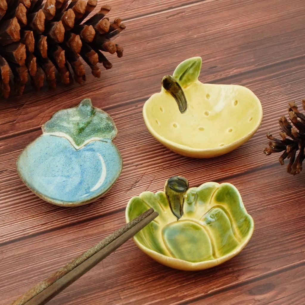 日本 Blut’s rokuro 六魯造型小碟子|南瓜 柚子 茄子 - 富士通販