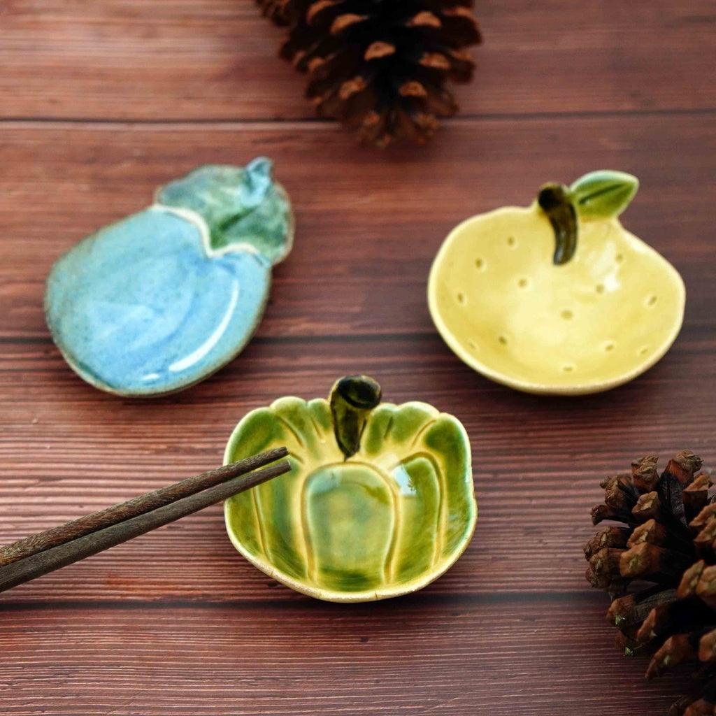 日本 Blut’s rokuro 六魯造型小碟子|南瓜 柚子 茄子 - 富士通販