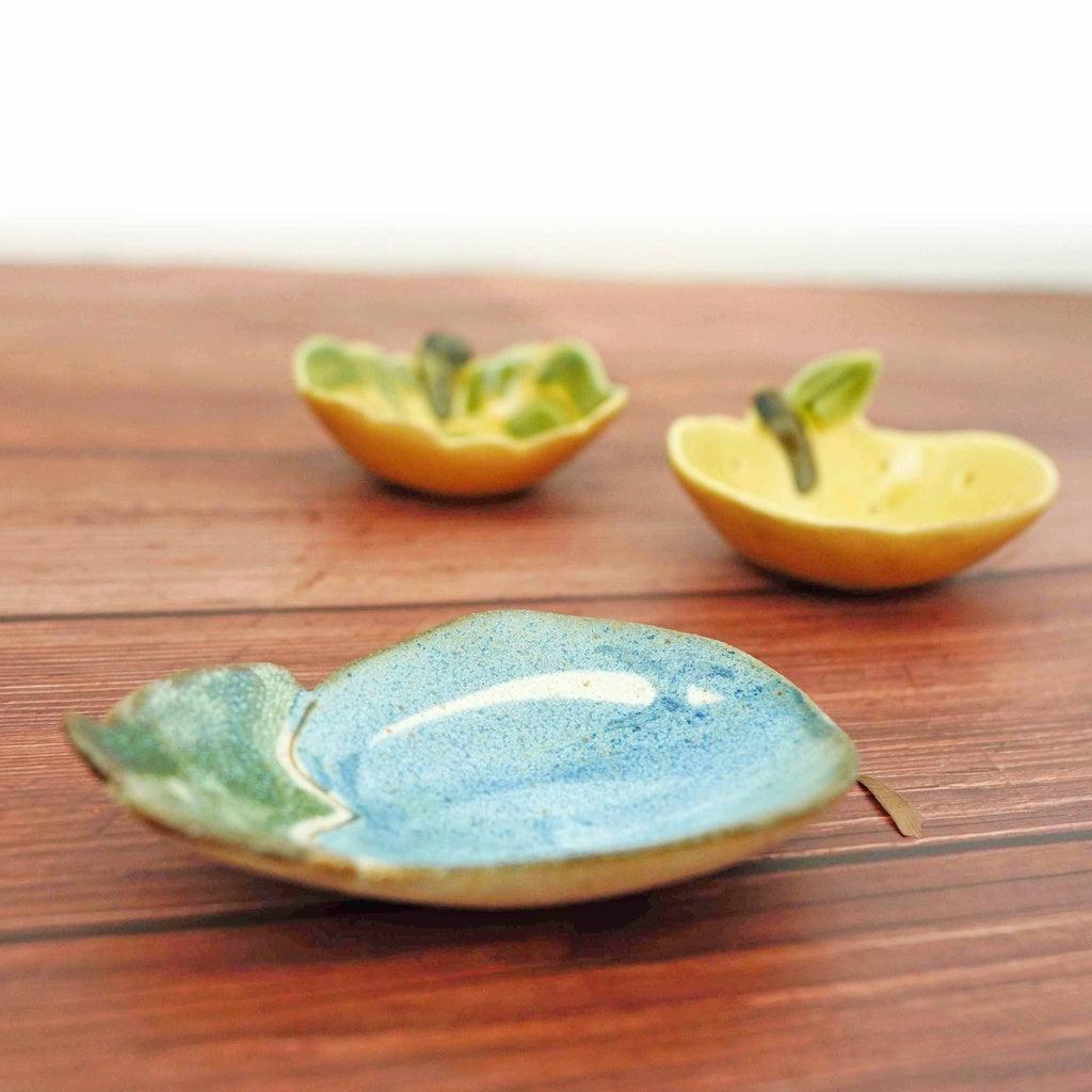 日本 Blut’s rokuro 六魯造型小碟子|南瓜 柚子 茄子 - 富士通販