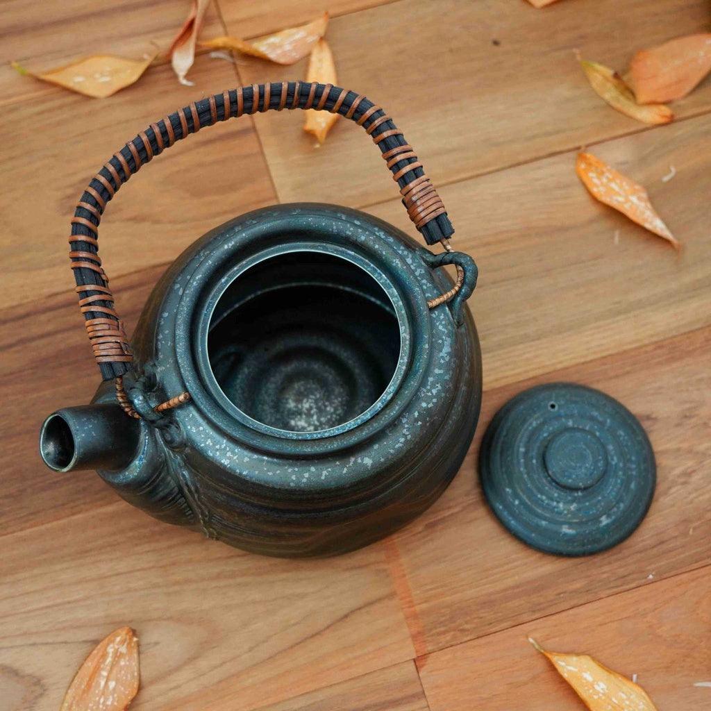 日本製 BLUT'S rokuro 六魯 黑鐵 陶瓷茶壺|1800cc - 富士通販