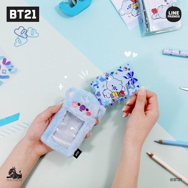 BT21 毛絨絨卡套|防彈少年 BTS 證件卡套 悠遊卡套 - 富士通販