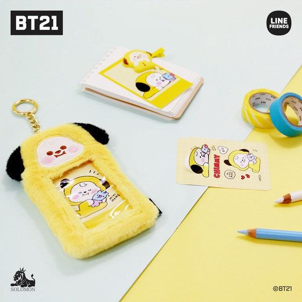 BT21 毛絨絨卡套|防彈少年 BTS 證件卡套 悠遊卡套 - 富士通販