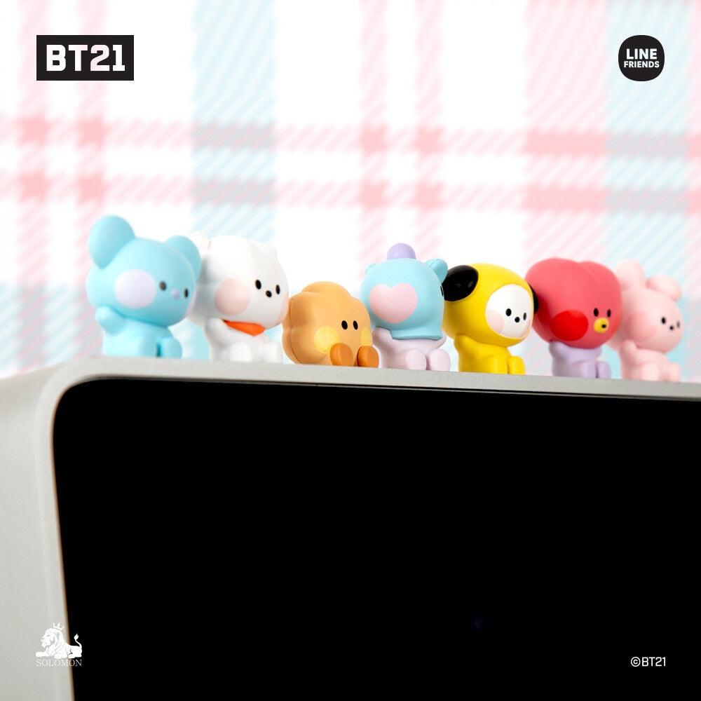 BT21 minini 電腦螢幕裝飾公仔|防彈少年團 BTS 蛋糕裝飾 - 富士通販