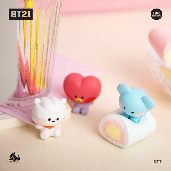 BT21 minini 電腦螢幕裝飾公仔|防彈少年團 BTS 蛋糕裝飾 - 富士通販