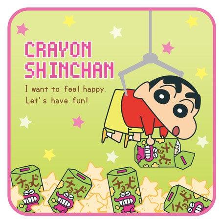 正版蠟筆小新純棉迷你手帕|柔軟小方巾 - 富士通販