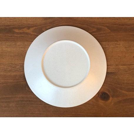 日本製 陶瓷線條白盤|圓盤 陶瓷盤 盤子 - 富士通販