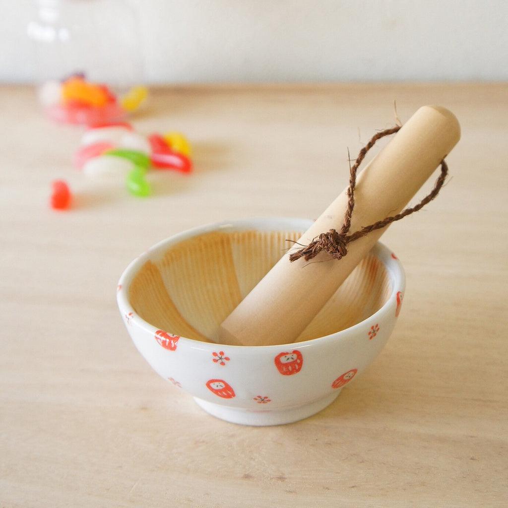 日式陶瓷研磨缽|搗蒜器具 - 富士通販