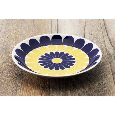 日本製 納維亞風情陶瓷盤子 大 小款|陶瓷盤 盤子 日式餐盤 - 富士通販