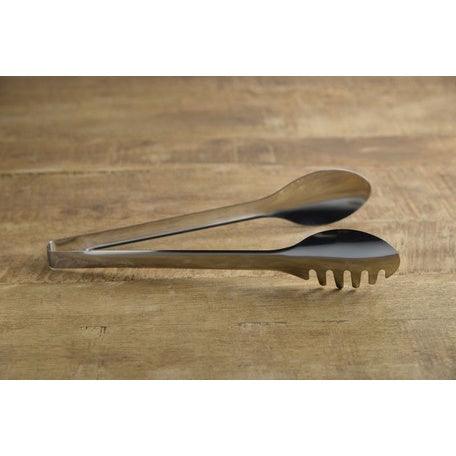 日本製 燕三條 生菜沙拉 義大利麵夾|分食夾 料理夾 耐熱 不鏽鋼 - 富士通販