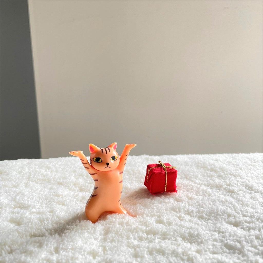抬手貓擺飾|日本系列扭蛋 - 富士通販