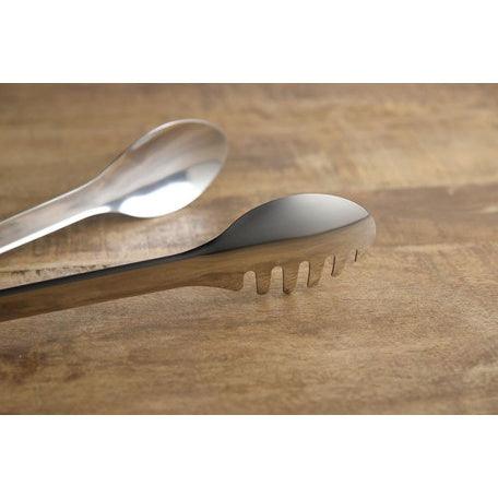 日本製 燕三條 生菜沙拉 義大利麵夾|分食夾 料理夾 耐熱 不鏽鋼 - 富士通販