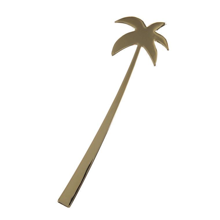 日本製 高桑金屬 不鏽鋼 攪拌棒-銀/金棕櫚樹|飲料攪拌 攪拌棒 調酒 創意設計 棕櫚樹 - 富士通販