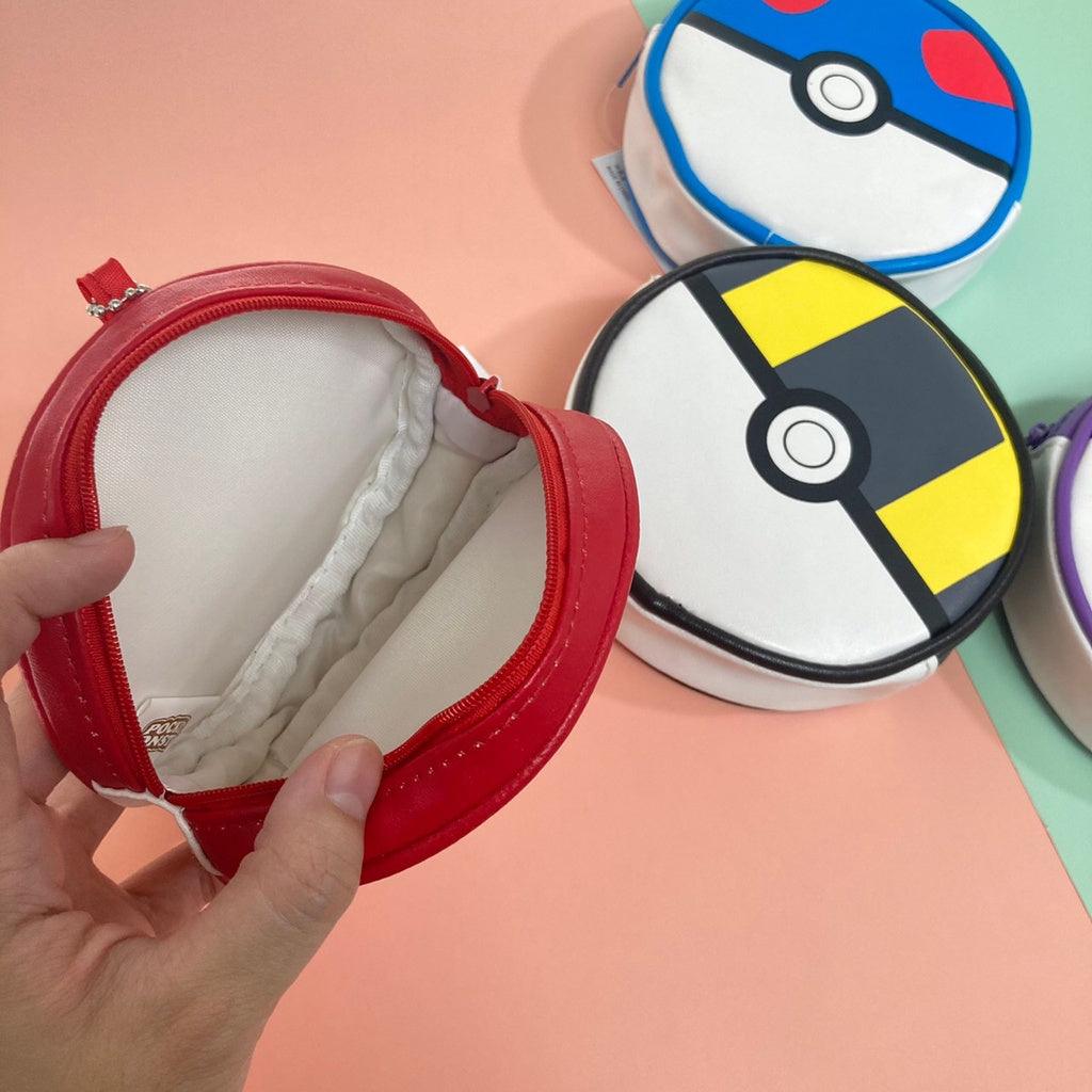 日本精靈寶可夢拉鍊包、收納包、錢包|精靈球、超級球、高級球、大師球 - 富士通販