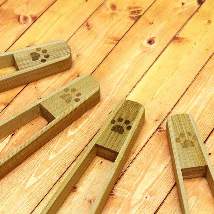 日本 Chaton 貓掌小夾子|原木 19cm - 富士通販