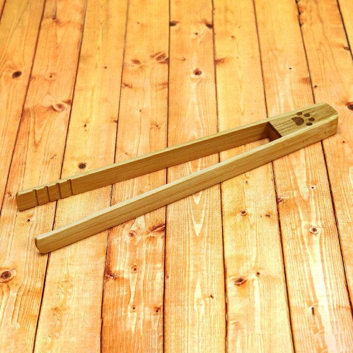 日本 Chaton 貓掌小夾子|原木 19cm - 富士通販