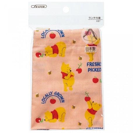 日本 迪士尼小熊維尼便當袋|兒童午餐袋 抽繩手提袋子 - 富士通販