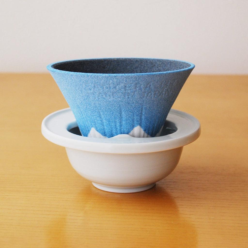 波佐見燒陶瓷咖啡濾杯|富士山造型款 - 富士通販