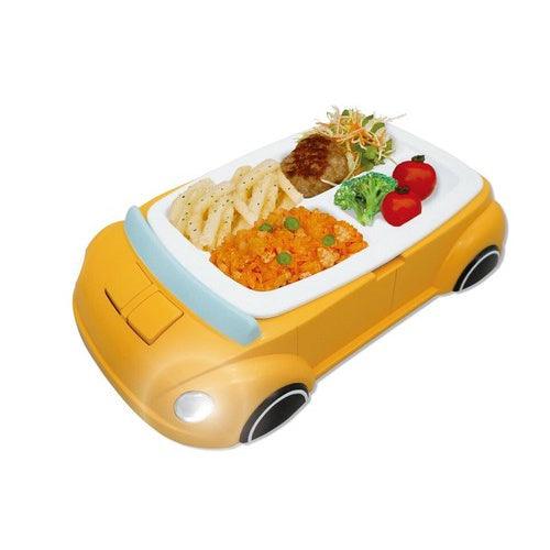 可愛汽車造型 兒童分類餐盤|有車燈 聲音 - 富士通販