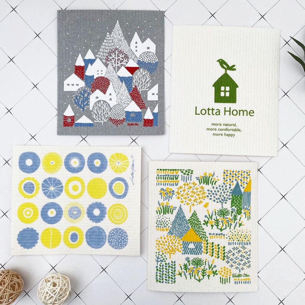 德國製造 北歐風 纖維素抹布 不掉棉絮|吸水抹布 不留水痕 速乾抗菌 - 富士通販