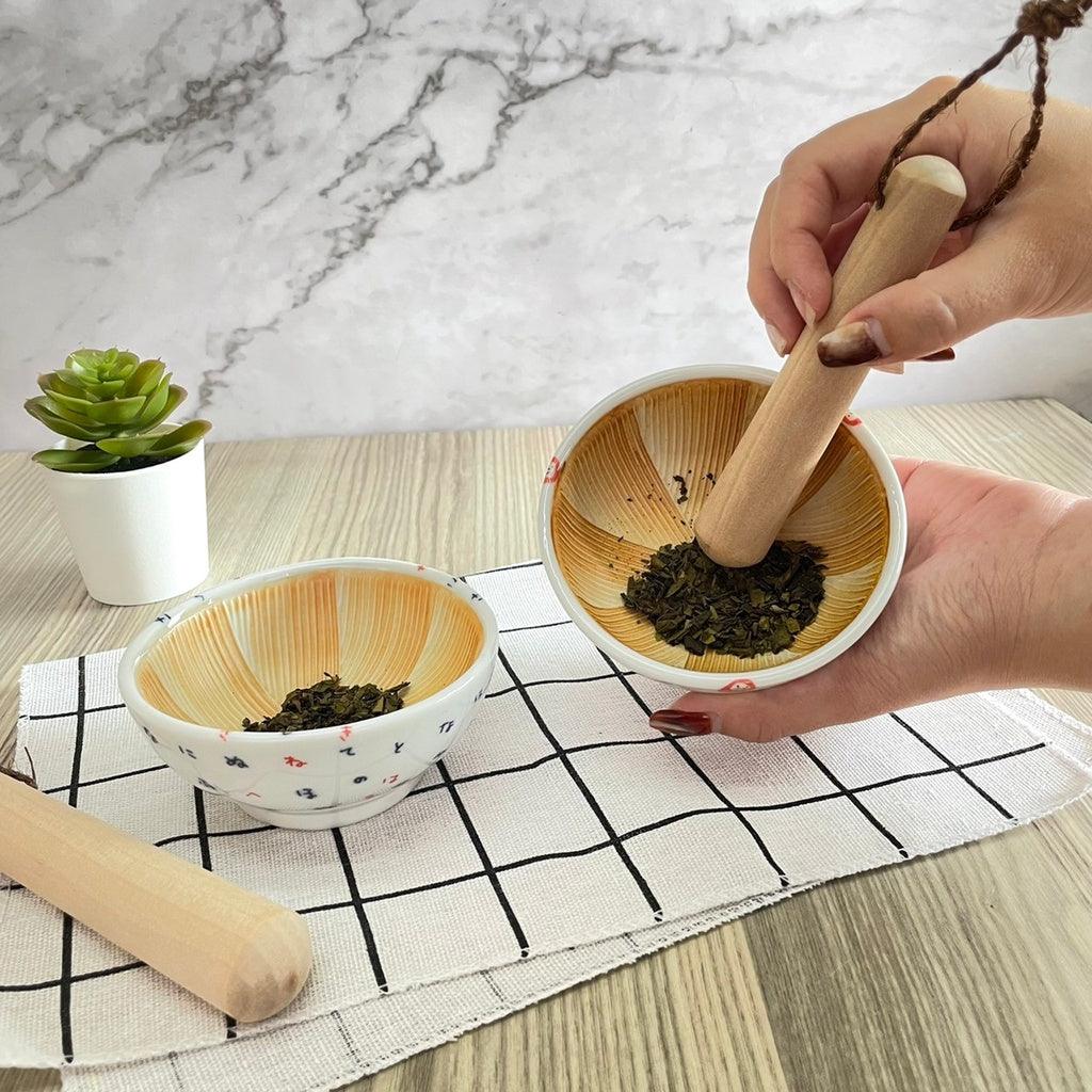 日式陶瓷研磨缽|搗蒜器具 - 富士通販