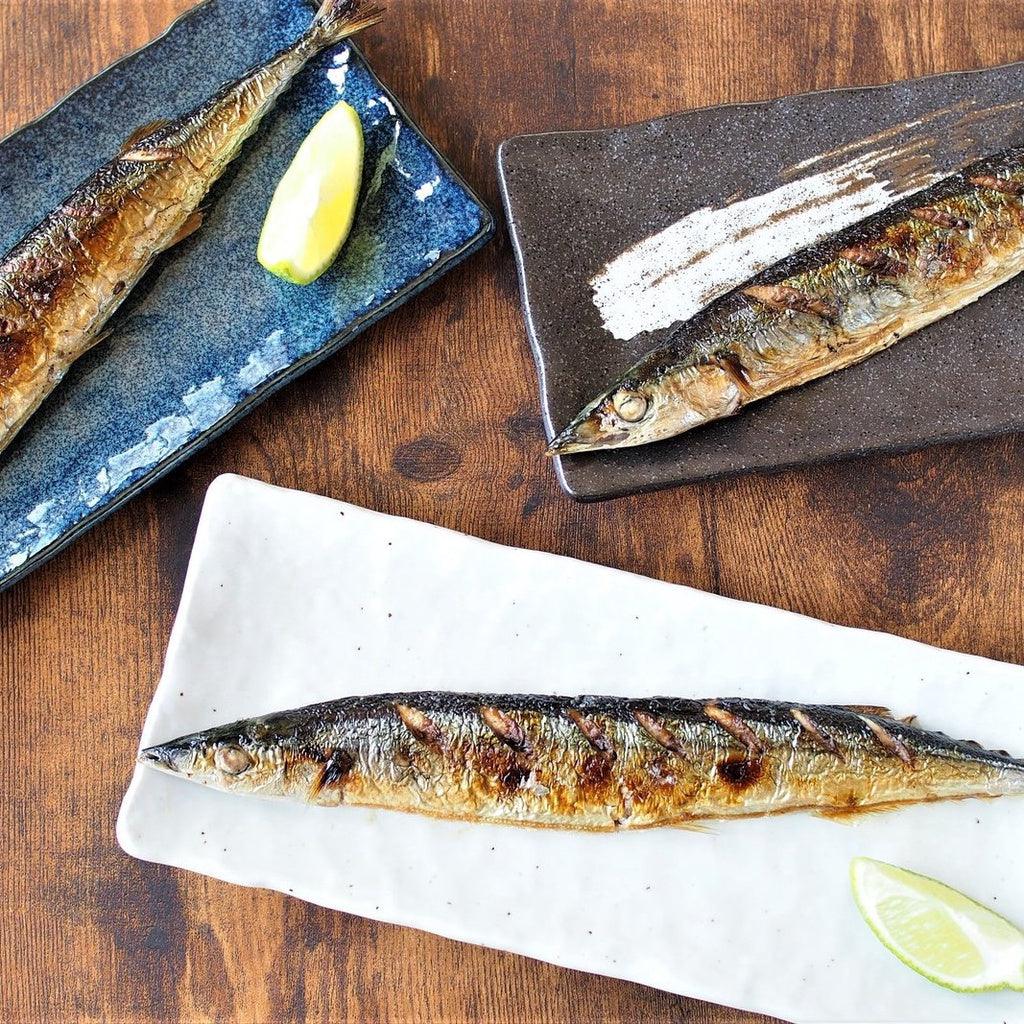 日本製美濃燒陶瓷長盤/魚盤/壽司盤|質感餐具 - 富士通販