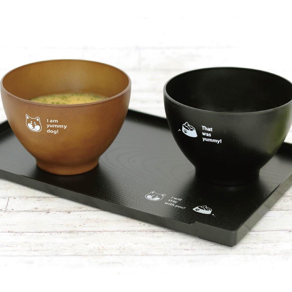 日本製田中箸店柴犬飯碗|兒童餐具/情侶碗,可用洗碗機、不易破碎 - 富士通販