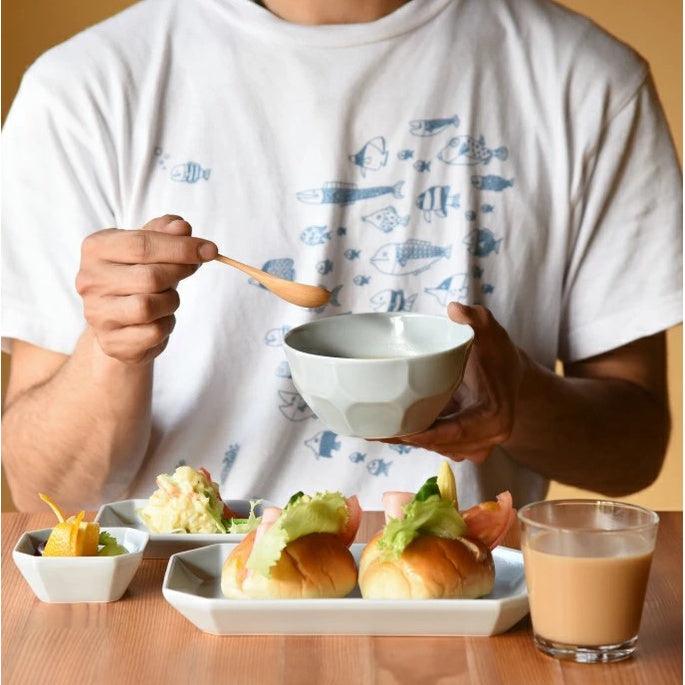 日本製 波佐見燒 和山窯 立體面小缽|職人手作 - 富士通販