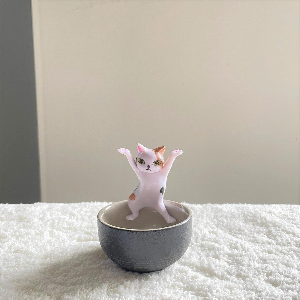 抬手貓擺飾|日本系列扭蛋 - 富士通販