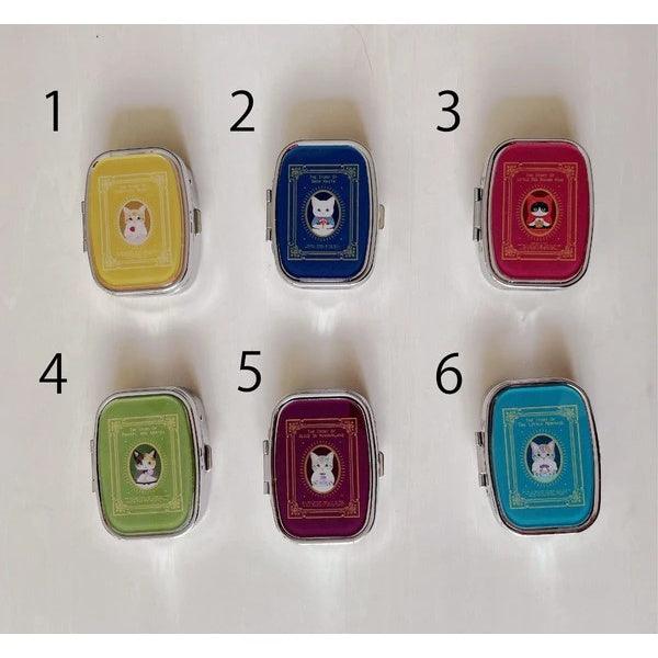 日本製 Felissimo 貓部 貓咪飾品盒 附鏡子| 戒指收納盒 耳環收納盒 隨身藥盒 - 富士通販