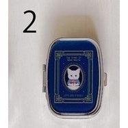 日本製 Felissimo 貓部 貓咪飾品盒 附鏡子| 戒指收納盒 耳環收納盒 隨身藥盒 - 富士通販