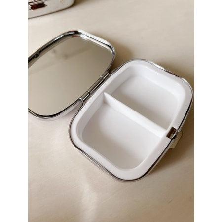 日本製 Felissimo 貓部 貓咪飾品盒 附鏡子| 戒指收納盒 耳環收納盒 隨身藥盒 - 富士通販