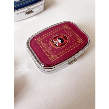 日本製 Felissimo 貓部 貓咪飾品盒 附鏡子| 戒指收納盒 耳環收納盒 隨身藥盒 - 富士通販