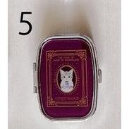 日本製 Felissimo 貓部 貓咪飾品盒 附鏡子| 戒指收納盒 耳環收納盒 隨身藥盒 - 富士通販