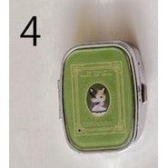 日本製 Felissimo 貓部 貓咪飾品盒 附鏡子| 戒指收納盒 耳環收納盒 隨身藥盒 - 富士通販