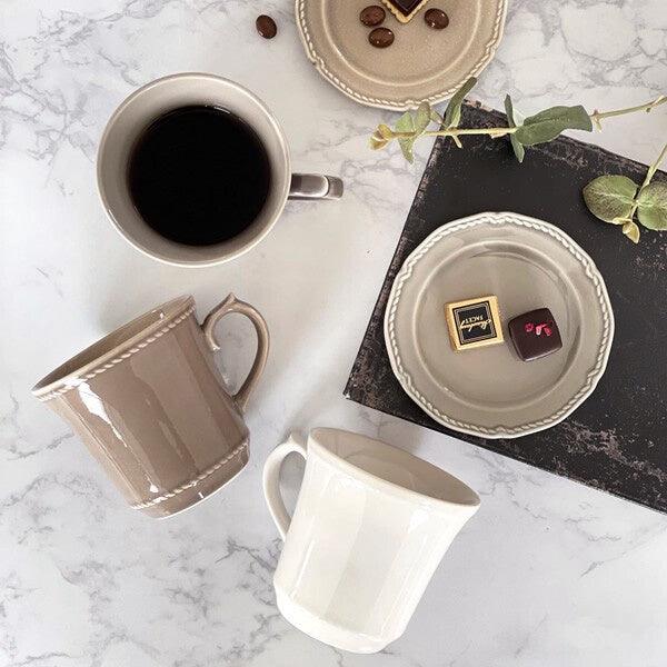 日本製 Greige 美濃燒 陶瓷餐具|馬克杯 水果盤 蛋糕盤 沙拉碗 - 富士通販