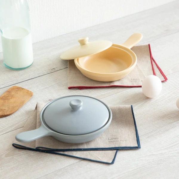 日本製 貝印 GRILLER 耐熱陶瓷煎鍋 附蓋|平底鍋 小鍋子 - 富士通販