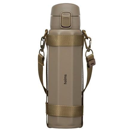 日本 holms 輕型八角 保冷 保溫瓶 附提帶|保冷 保溫 彈蓋保溫瓶 - 富士通販