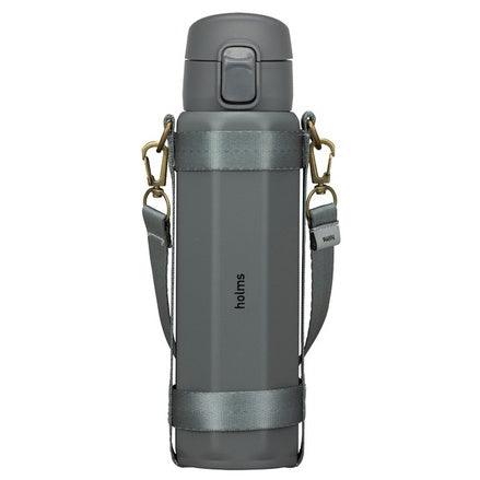 日本 holms 輕型八角 保冷 保溫瓶 附提帶|保冷 保溫 彈蓋保溫瓶 - 富士通販