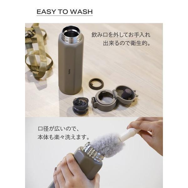 日本 holms 輕型八角 保冷 保溫瓶 附提帶|保冷 保溫 彈蓋保溫瓶 - 富士通販