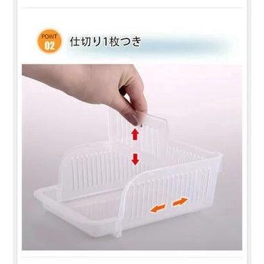 日本製 Inomata 冰箱 飲料罐分隔收納籃|冰箱收納盒 廚房收納盒 廚房收納架 - 富士通販