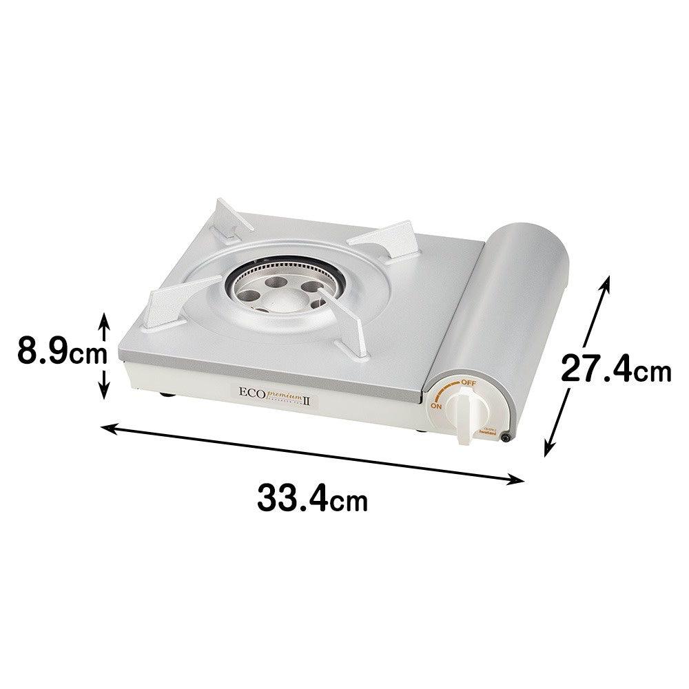日製 IWATANI 質感銀白薄型卡式爐|高效節能 CB-EPR-2 - 富士通販