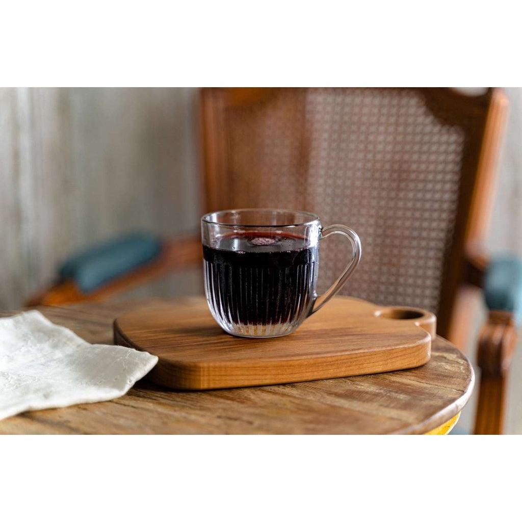 法國製 La Rochere 直條紋 玻璃馬克杯|270ml 400ml - 富士通販