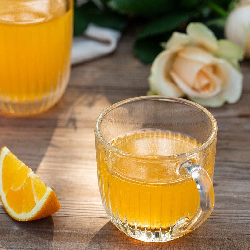 法國製 La Rochere 直條紋 玻璃馬克杯|270ml 400ml - 富士通販