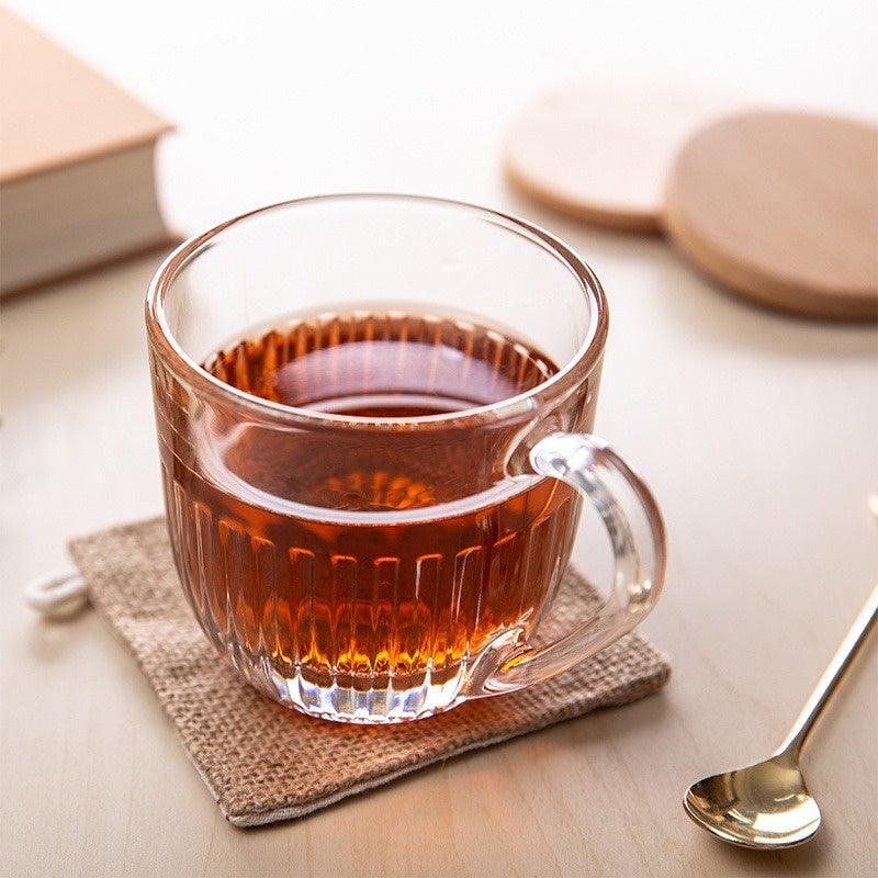 法國製 La Rochere 直條紋 玻璃馬克杯|270ml 400ml - 富士通販