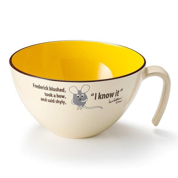 日本製 Leo Leoni 李歐.李奧尼 繪本大師 湯杯 湯碗|田鼠阿佛 變色龍 小黑魚 - 富士通販