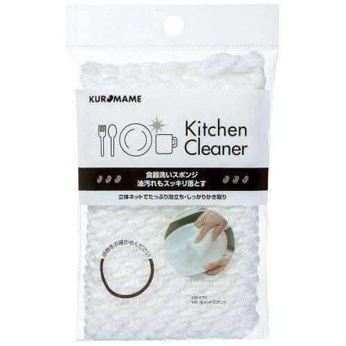 日本 mameita 易起泡菜瓜布 白色 KB-470|洗碗海綿 海綿菜瓜布 菜瓜布 - 富士通販