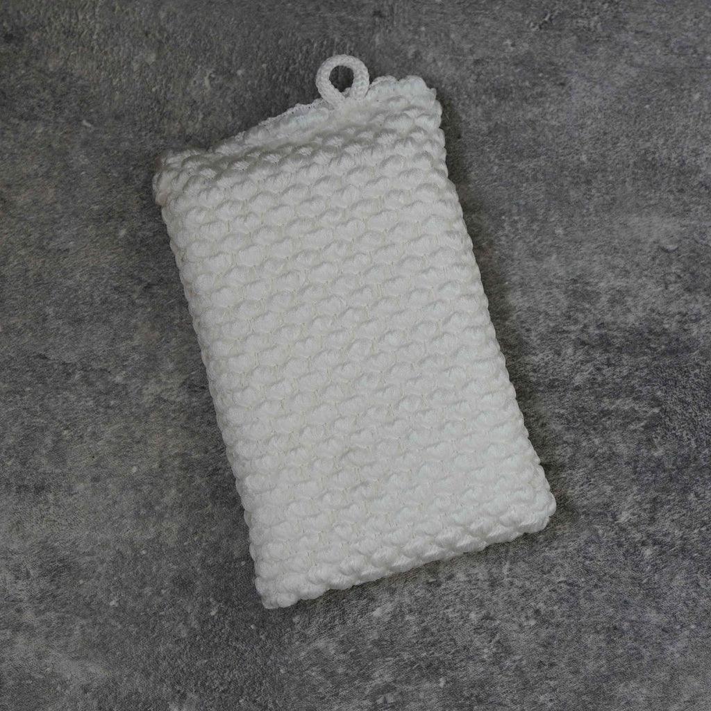 日本 mameita 易起泡菜瓜布 白色 KB-470|洗碗海綿 海綿菜瓜布 菜瓜布 - 富士通販