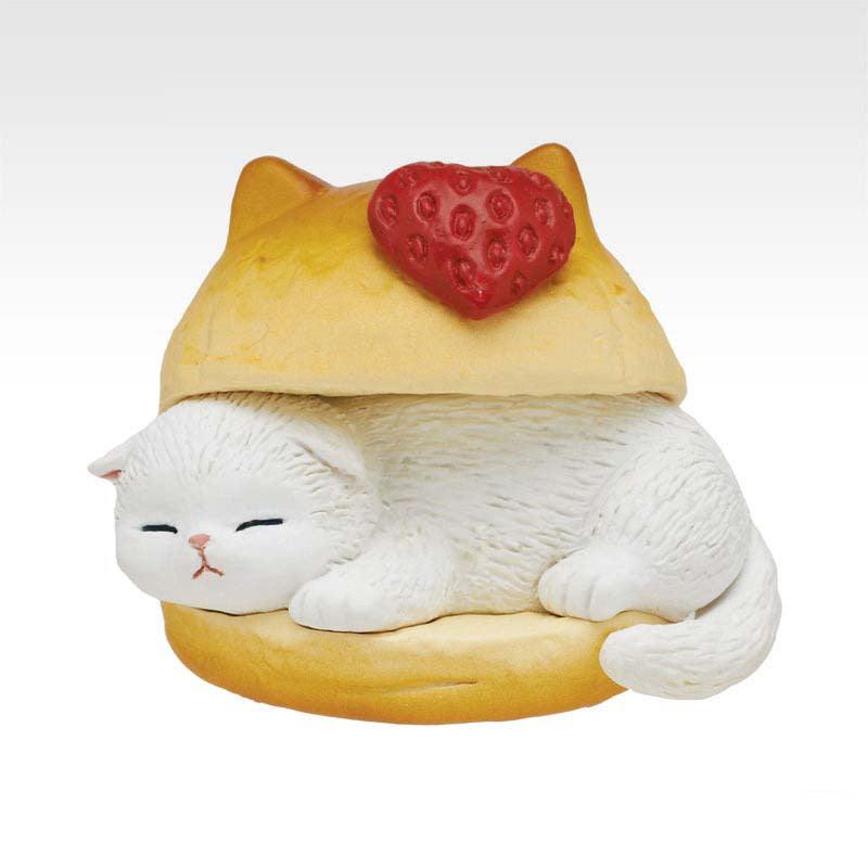 日本 mofusand 貓福珊迪 maritozzo 羅馬生乳包|扭蛋 公仔 鑰匙圈 - 富士通販